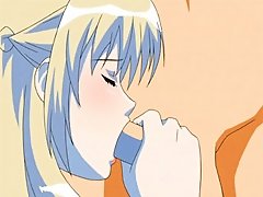 A Blonde Attractive Animated Woman With Large Breasts Is Penetrated By Her Stepson In A Hentai Video